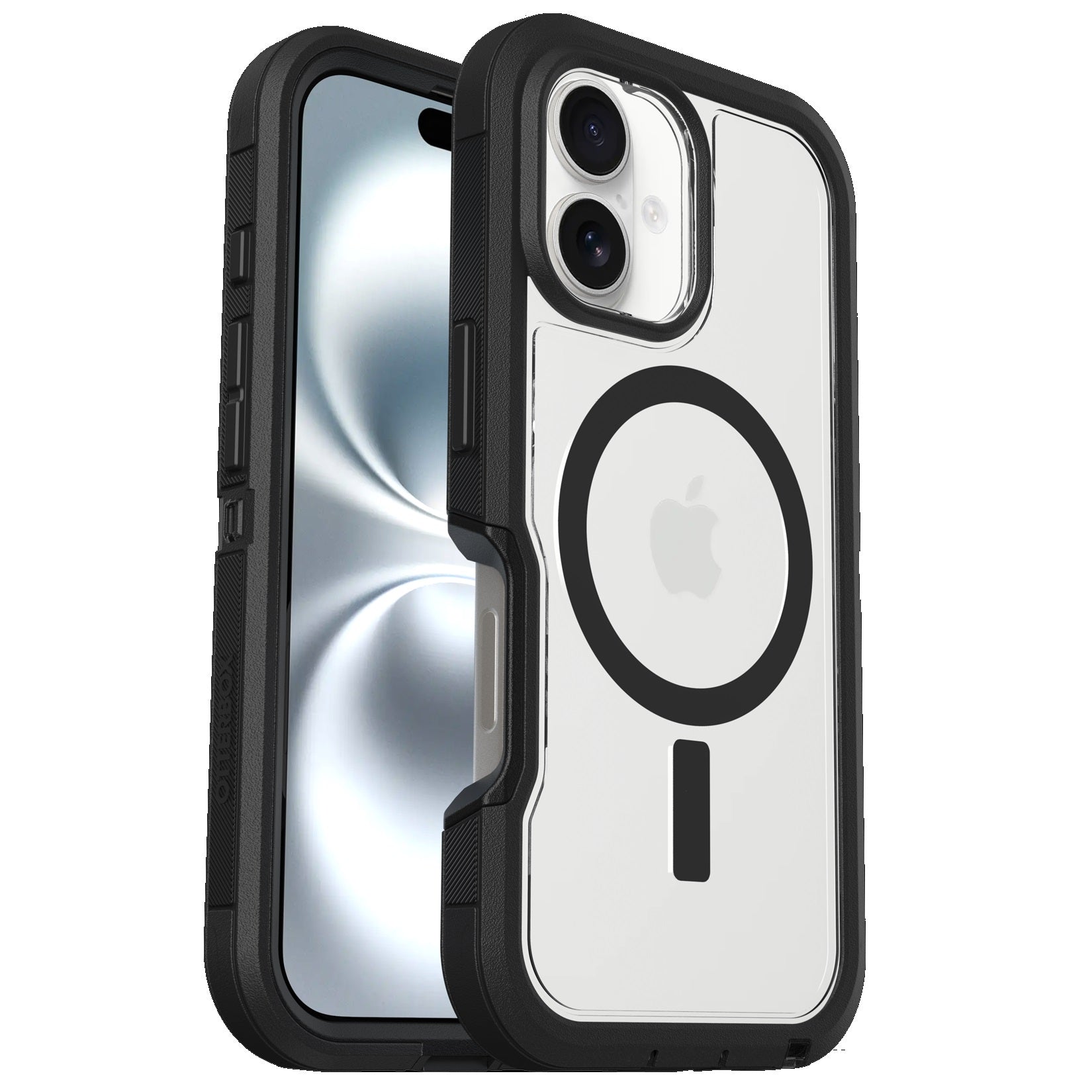 OtterBox Defender XT MagSafe iPhone 16 Case - Clear/Black Otterbox