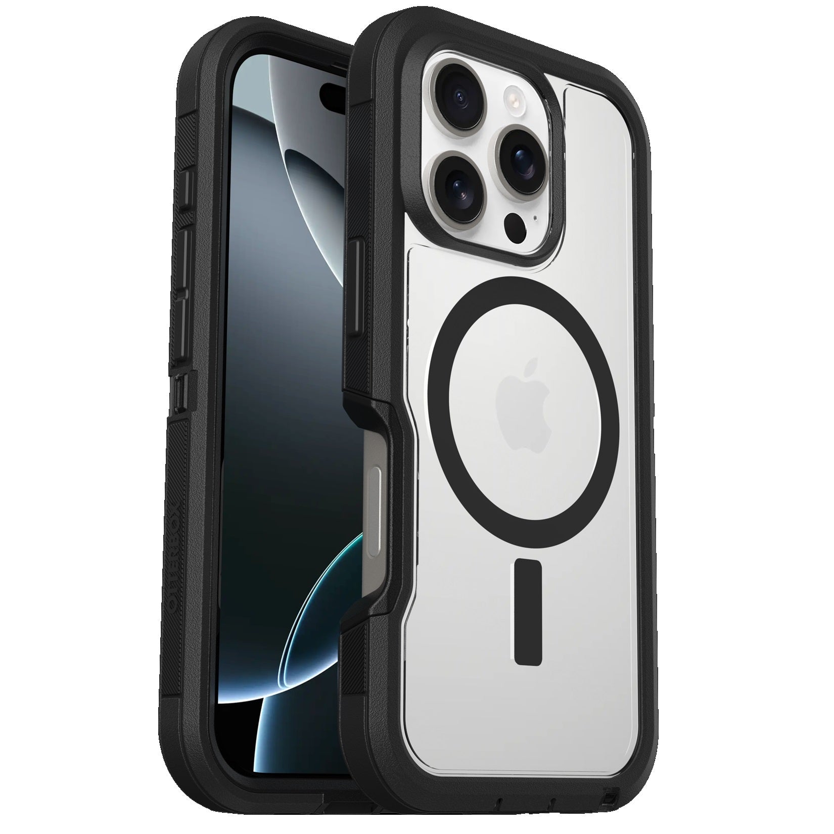 OtterBox Defender XT MagSafe iPhone 16 Pro Max Case - Clear/Black Otterbox