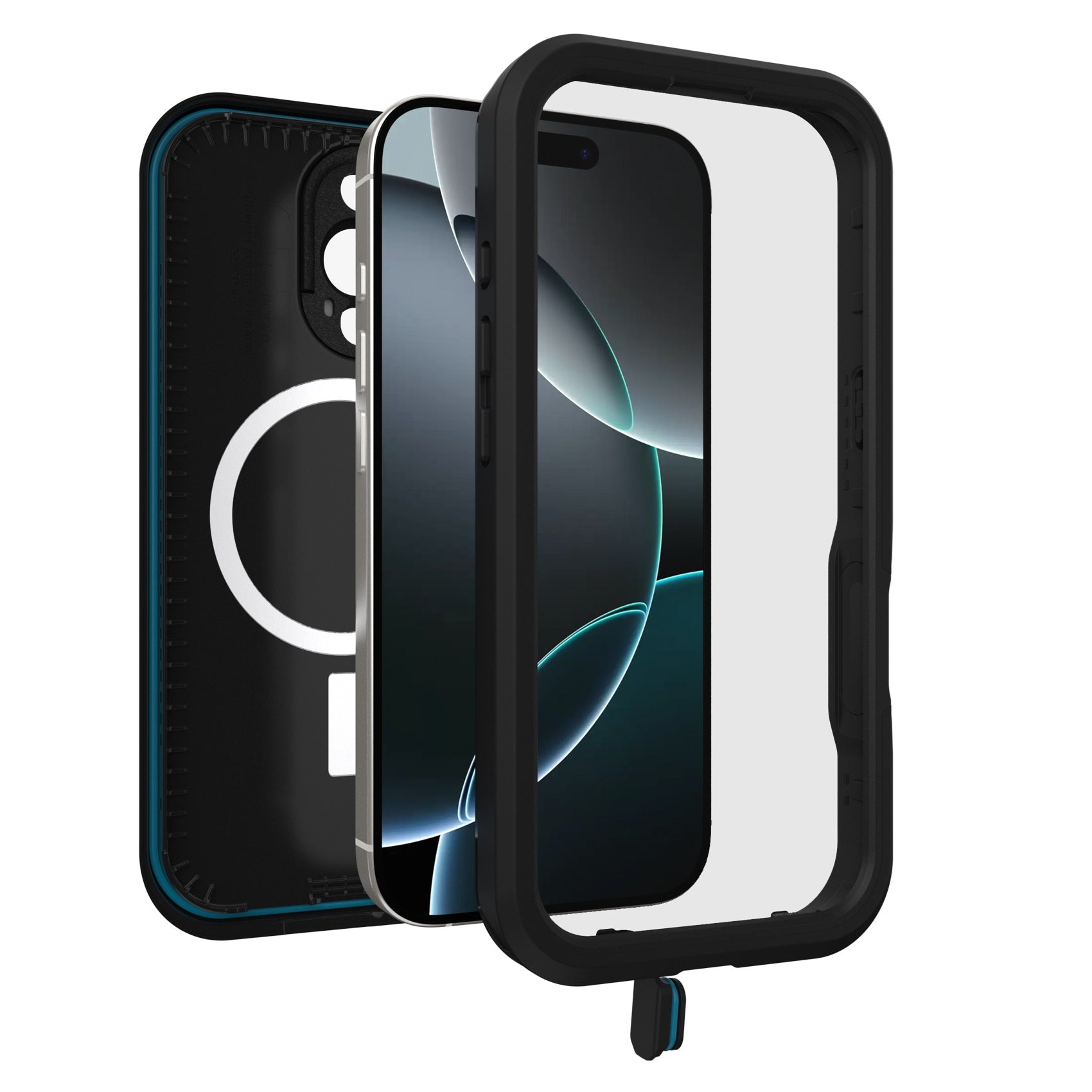 OtterBox FRE MagSafe iPhone 16 Pro Case - Black | Waterproof & Drop Proof Otterbox
