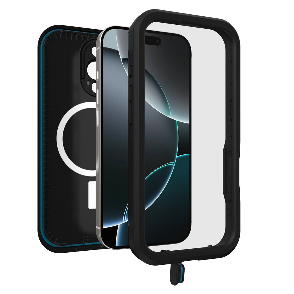 OtterBox FRE MagSafe iPhone 16 Pro Max Case - Black | Drop & Screen Protect Otterbox