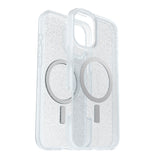 OtterBox React MagSafe iPhone 16 Plus Case - Clear Glitter Stardust