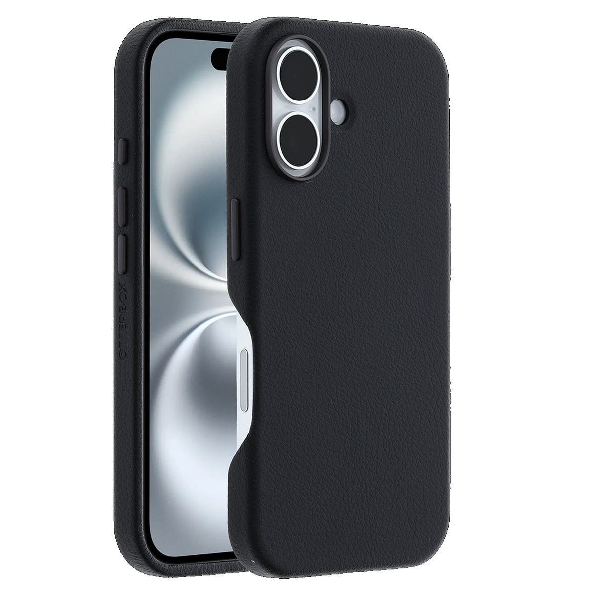 OtterBox Symmetry Cactus Leather MagSafe Case for iPhone 16 Plus Black