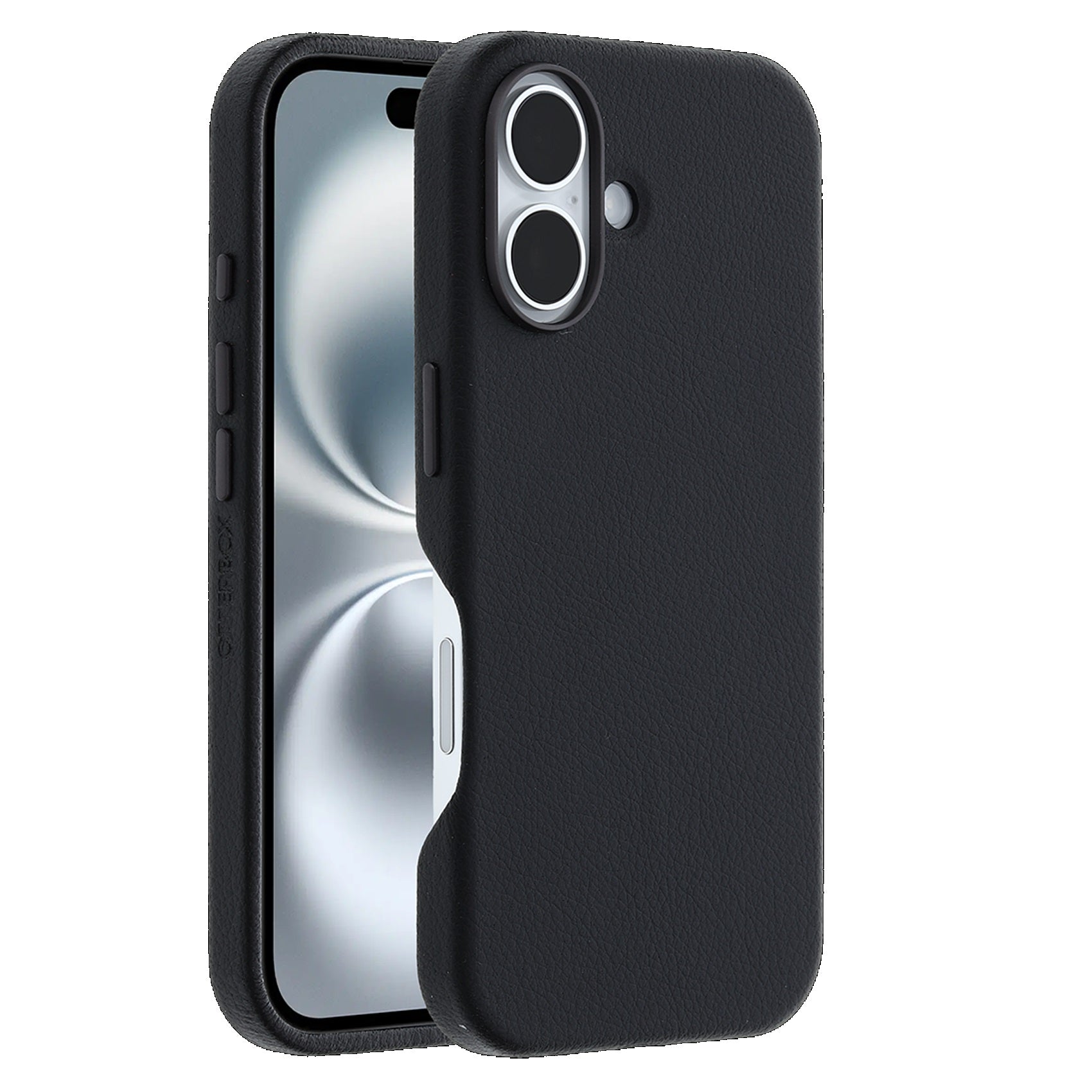 OtterBox Symmetry Cactus Leather MagSafe Case for iPhone 16 Plus Black Otterbox
