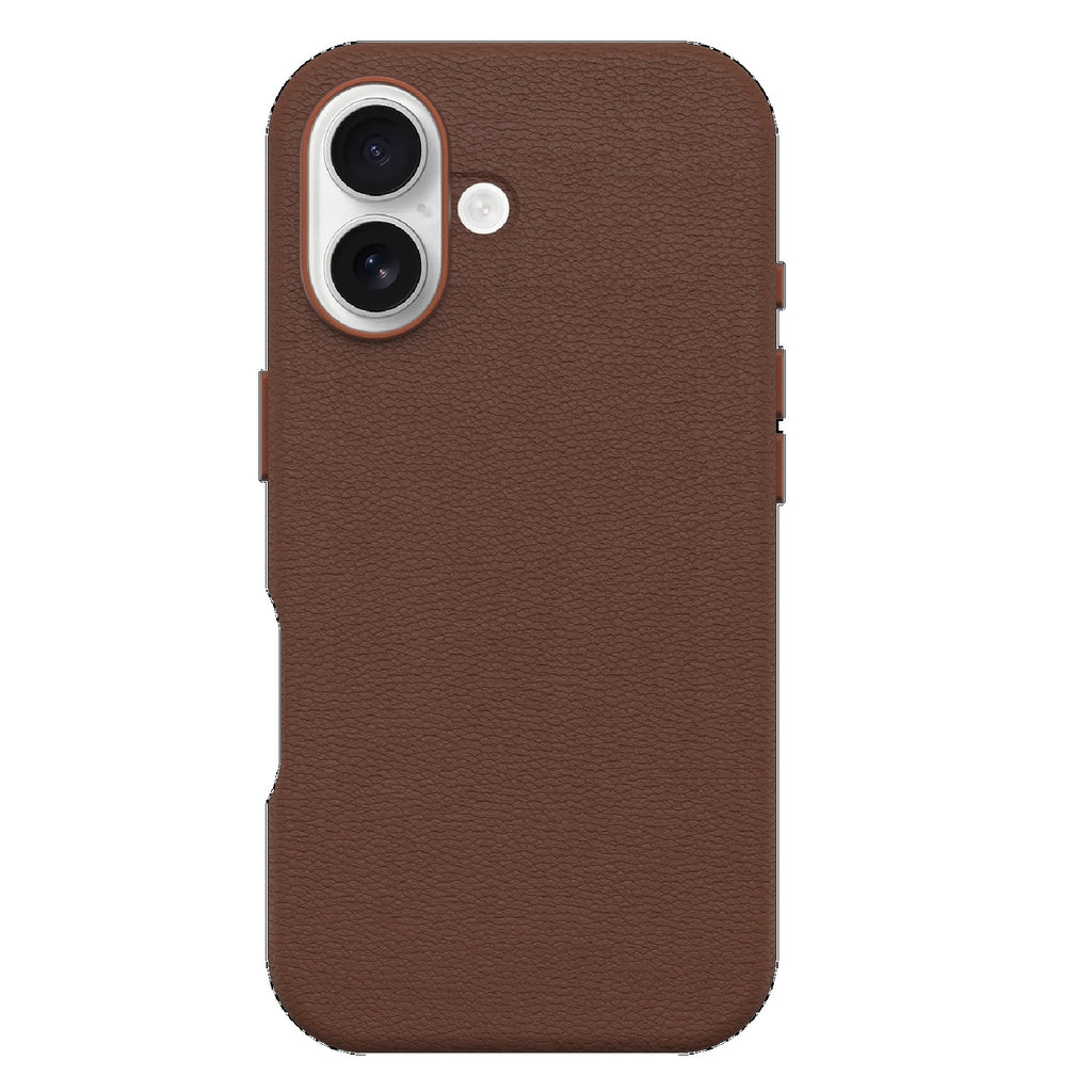 OtterBox Symmetry MagSafe iPhone 16 Plus Case - Brown Cactus Leather Otterbox