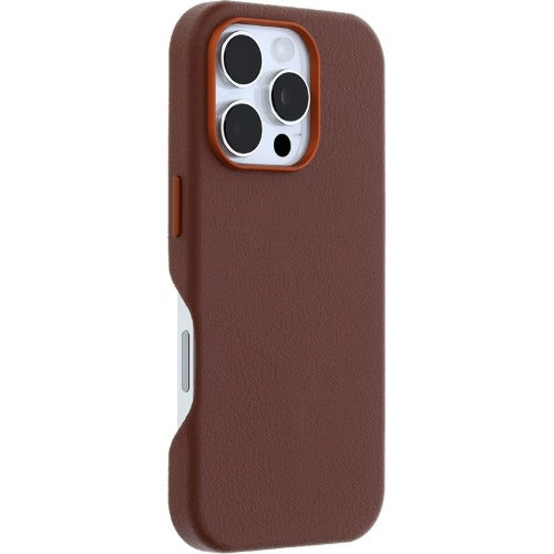 OtterBox Symmetry MagSafe iPhone 16 Pro Max Case - Brown Cactus Leather 