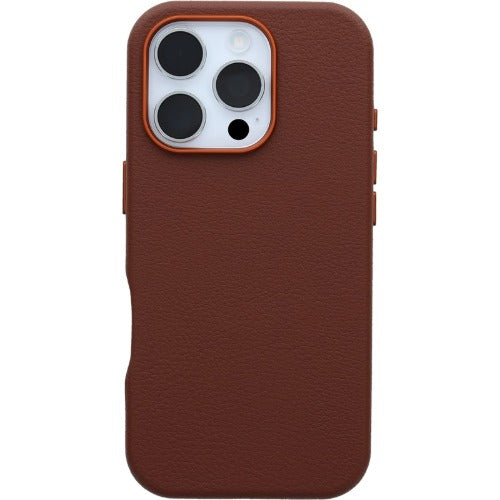 OtterBox Symmetry MagSafe iPhone 16 Pro Max Case - Brown Cactus Leather 