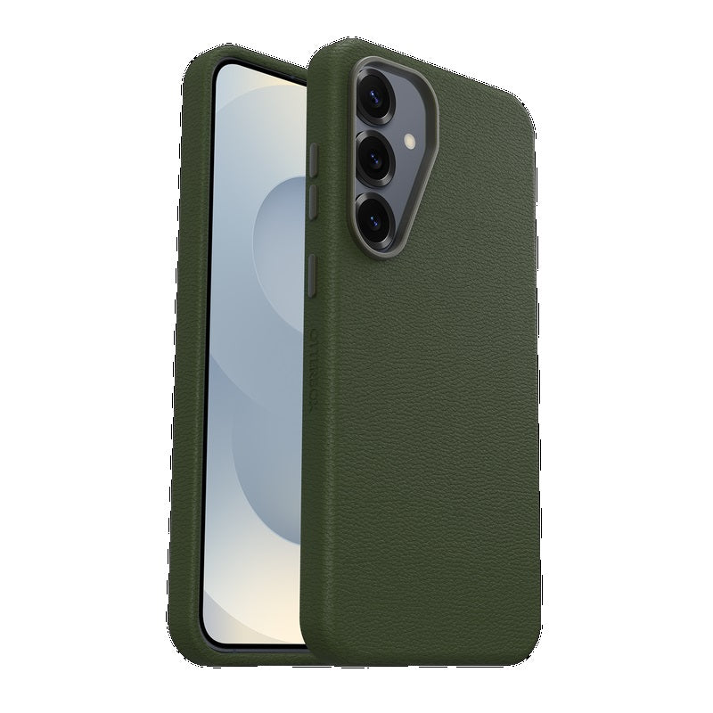 OtterBox Symmetry Cactus Leather Samsung Galaxy S25 Case - Green