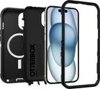 OtterBox Defender MagSafe Case - iPhone 16e/15/14/13 (6.1) - Black Otterbox