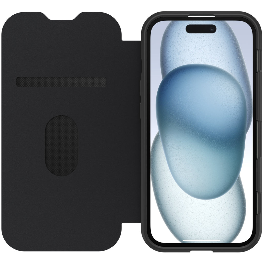 OtterBox React Folio MagSafe Case for iPhone 16e/15/14/13 (6.1) - Black Crystal Otterbox