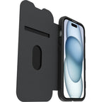 OtterBox React Folio MagSafe Case for iPhone 16e/15/14/13 (6.1) - Black Crystal Otterbox