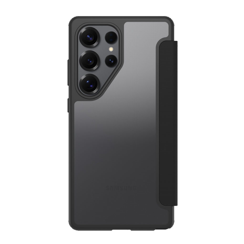 OtterBox React Folio Samsung S25 Ultra Case - Black Crystal Otterbox
