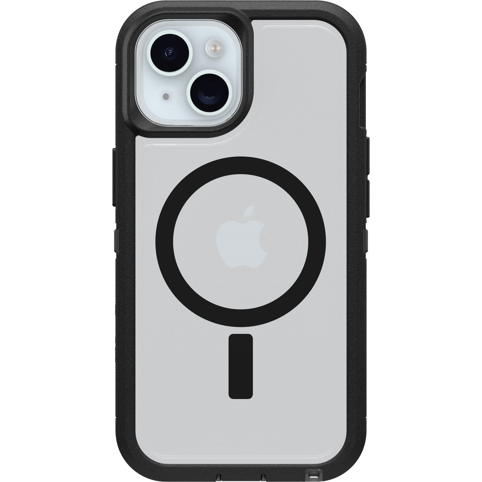 OtterBox Defender XT Clear MagSafe iPhone 16e/15/14/13 Case (Clear/Black) Otterbox