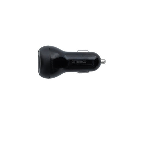 OtterBox 32W Dual Port Fast Car Charger - USB-C & USB-A - Black Otterbox