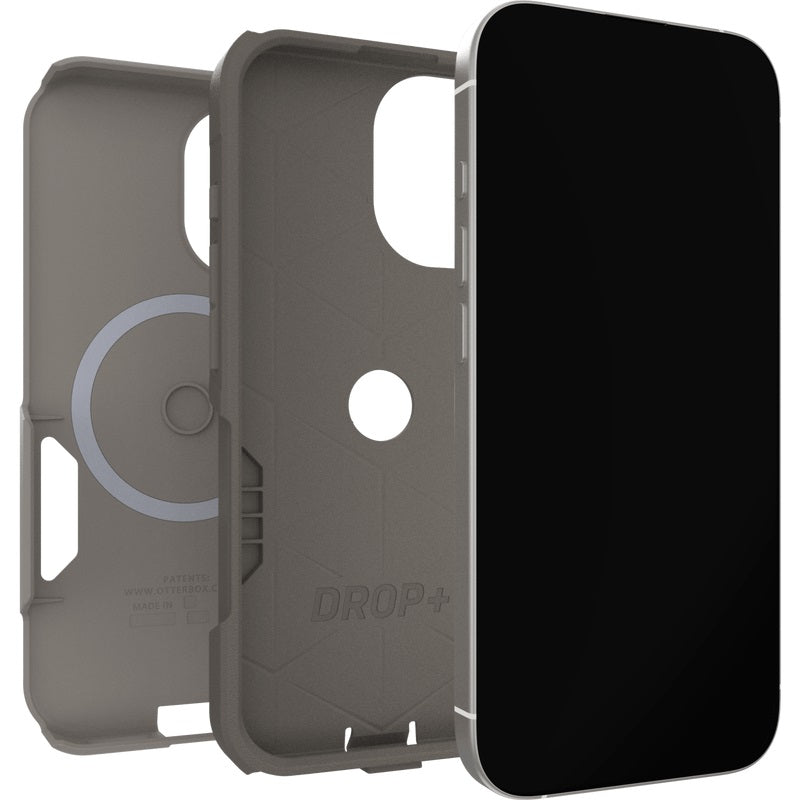 OtterBox Commuter iPhone 17 Case - Durable Grey/Beige Protection Otterbox