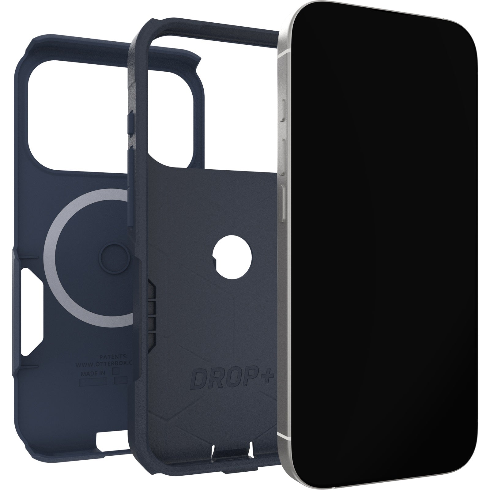 OtterBox Commuter iPhone 17 Pro Case - Blue | Military Drop+ Protection Otterbox