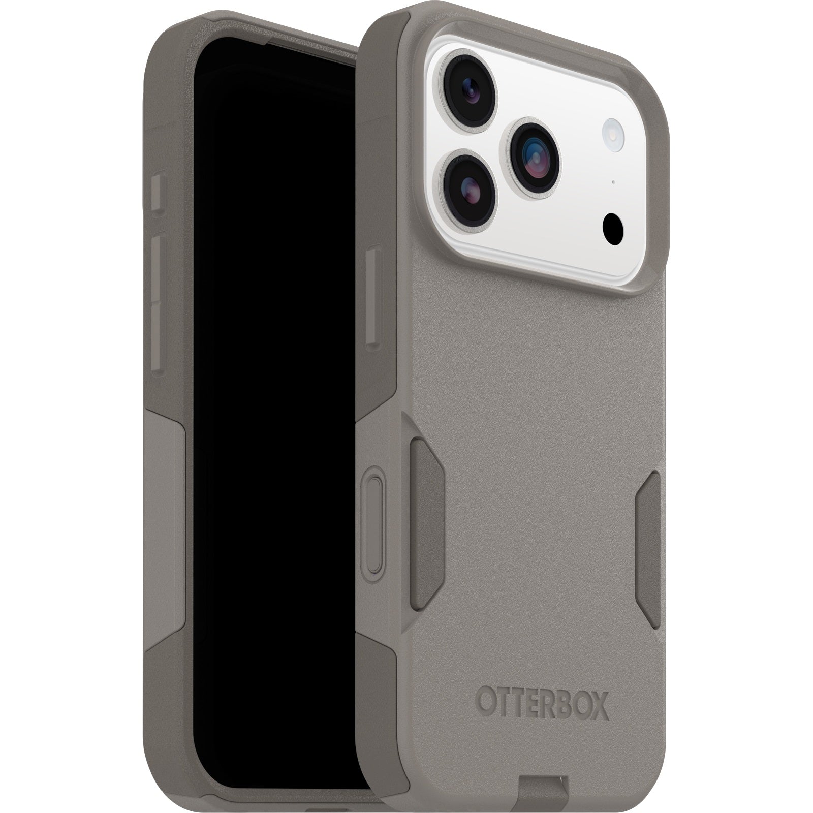 OtterBox Commuter iPhone 17 Pro Case – Slim, Durable Grey/Beige Otterbox