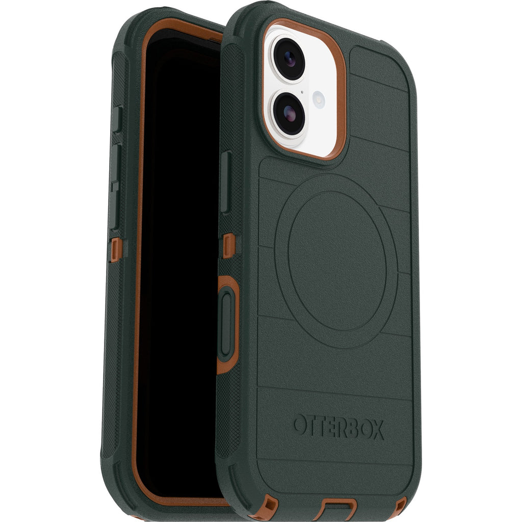 OtterBox Defender Pro MagSafe iPhone 17 Case - Green Intrigue Otterbox