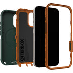 OtterBox Defender Pro MagSafe iPhone 17 Case - Green Intrigue Otterbox