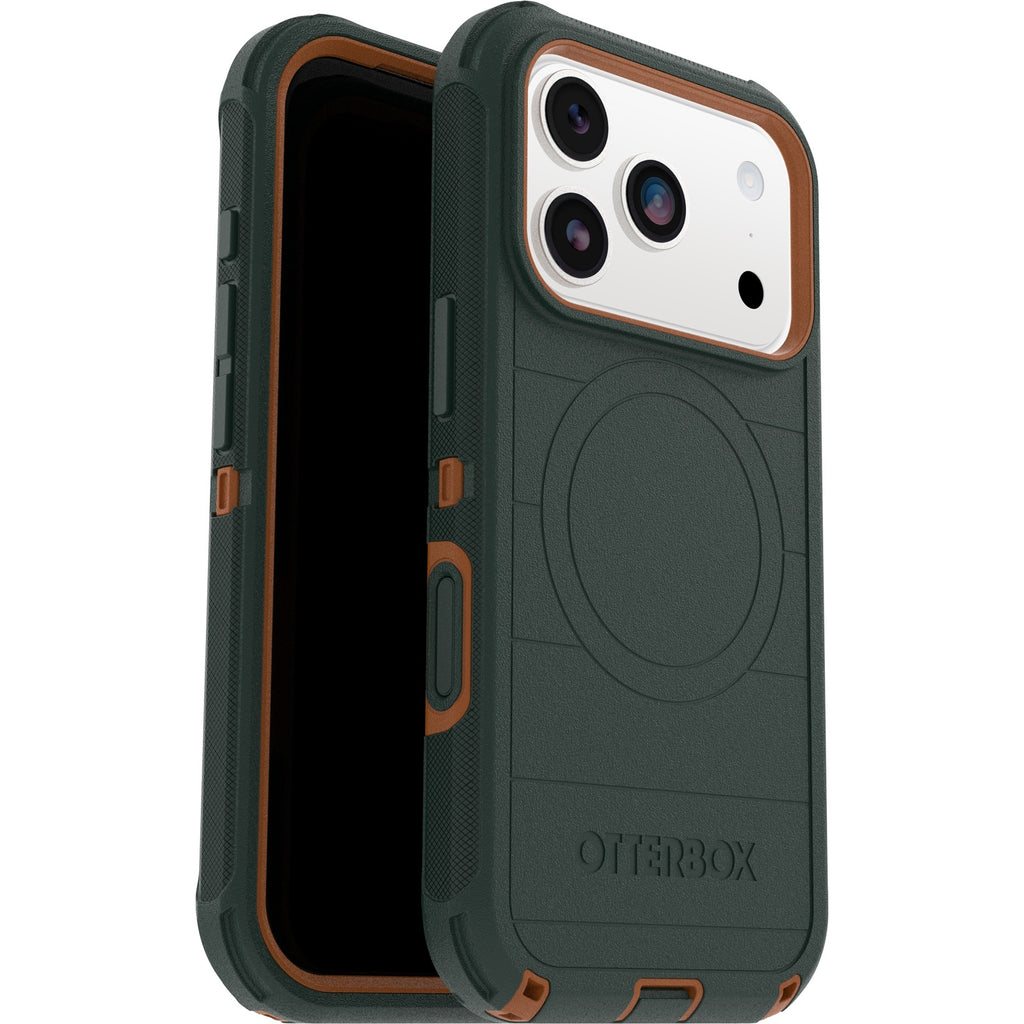 OtterBox Defender Pro MagSafe iPhone 17 Pro Case - Green Intrigue Otterbox