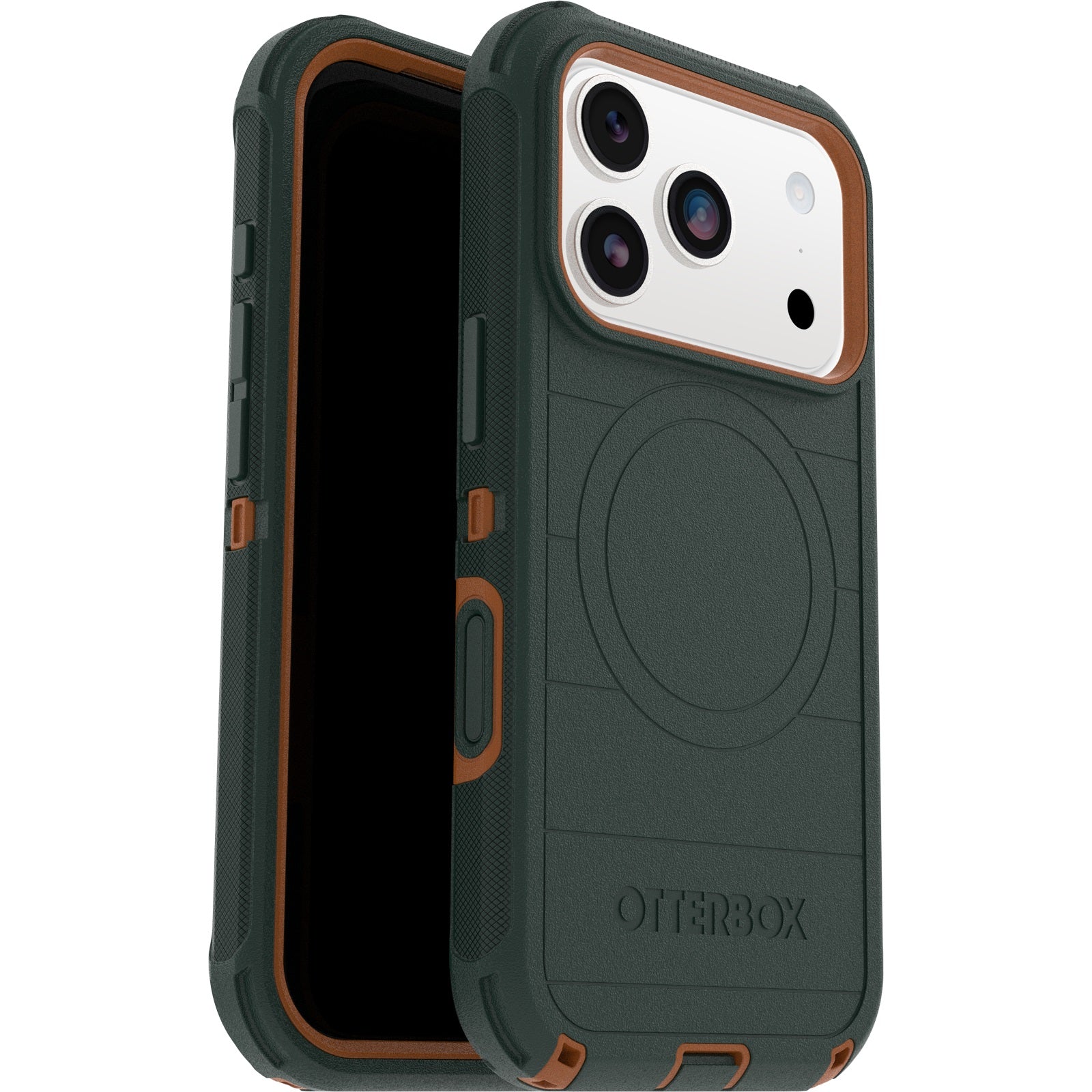 OtterBox Defender Pro MagSafe iPhone 17 Pro Case - Green Intrigue Otterbox