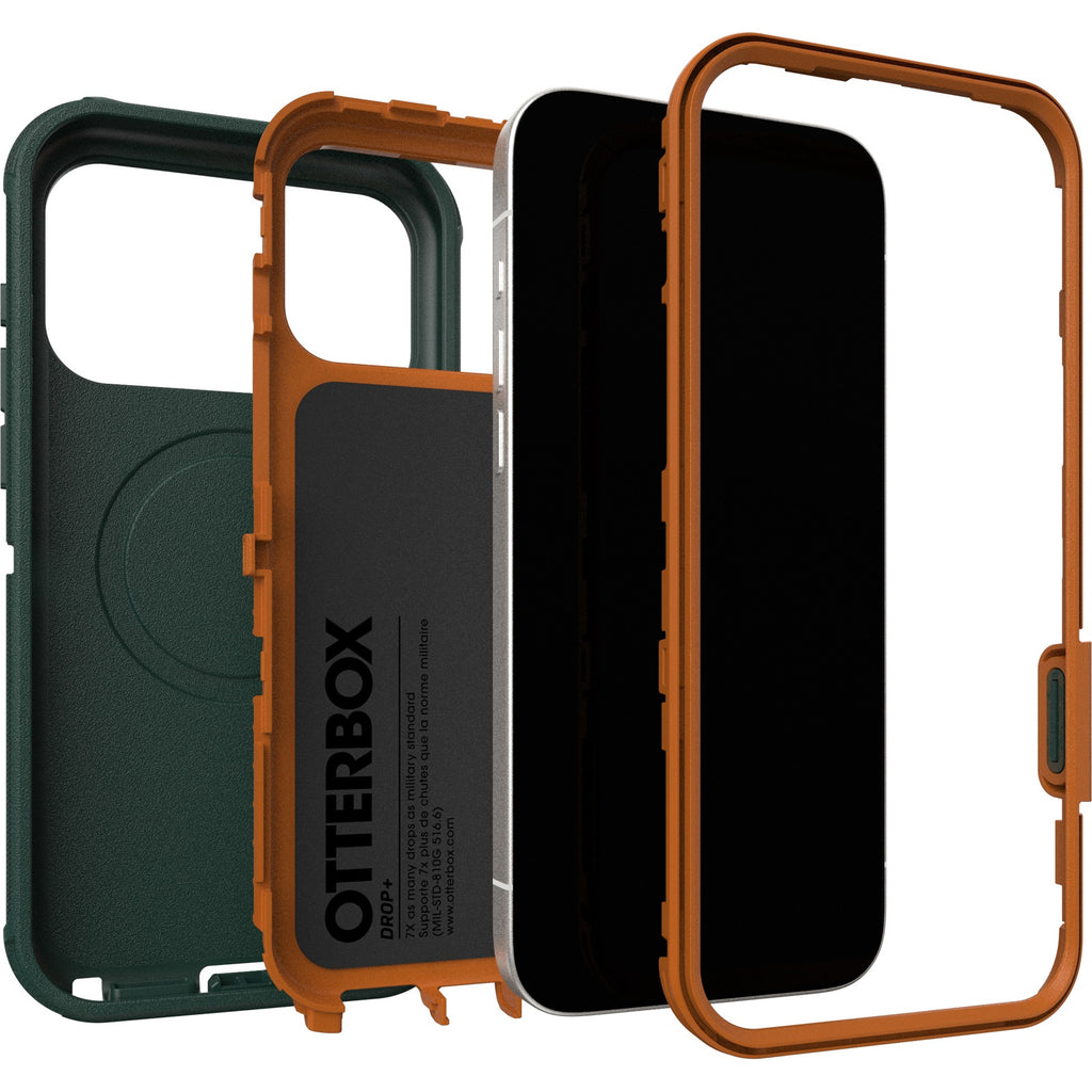 OtterBox Defender Pro MagSafe iPhone 17 Pro Max Case - Green Intrigue Otterbox