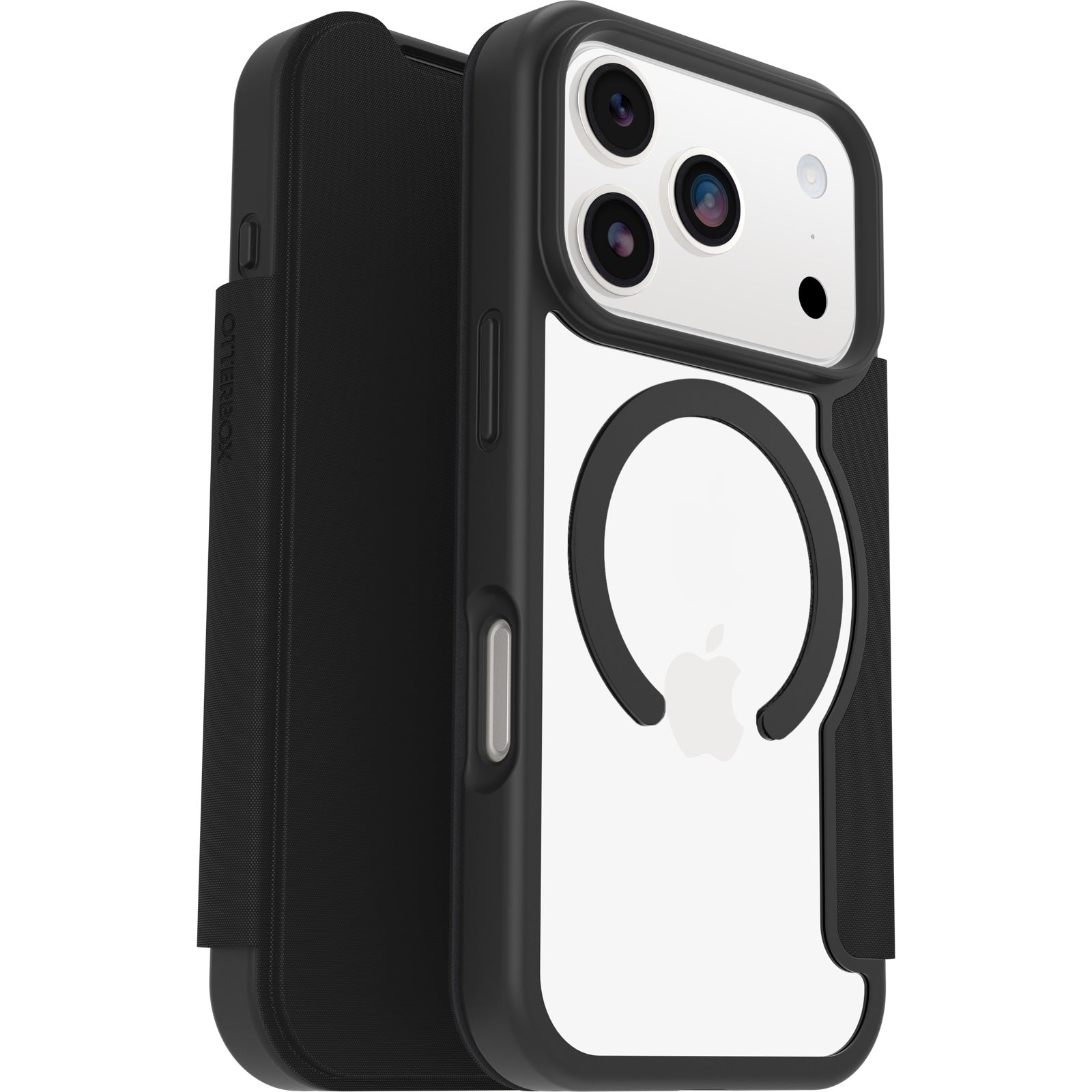 OtterBox React Folio MagSafe Protective Case for iPhone 17 Pro Max Clear/Black Otterbox