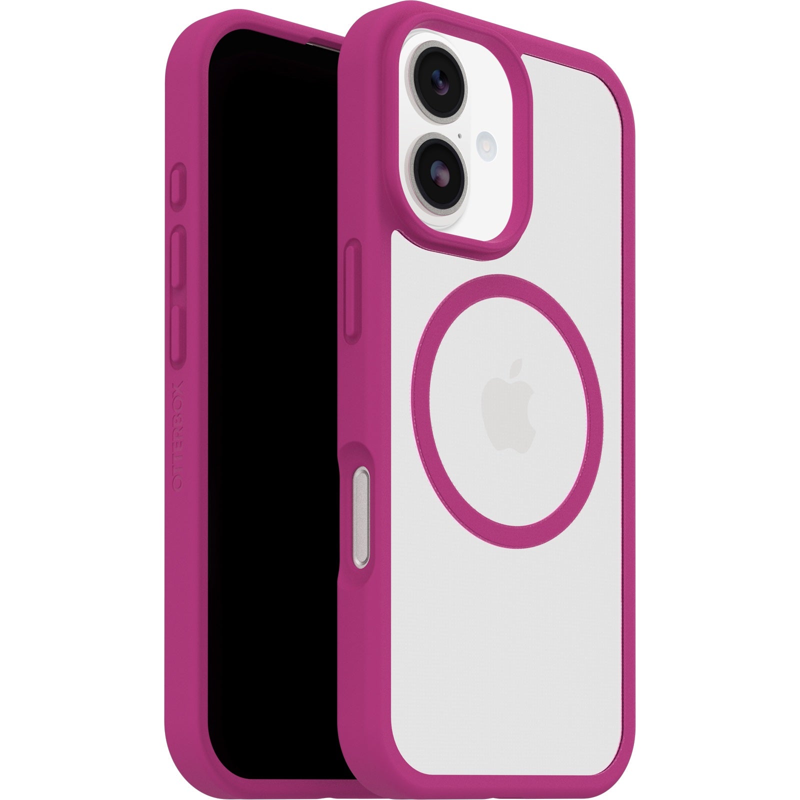 OtterBox React MagSafe iPhone 17 Case - Rose Crystal Pink/Clear Otterbox