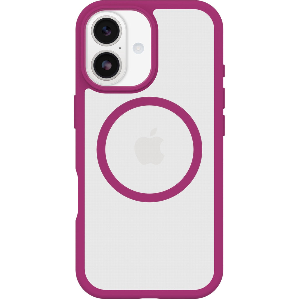 OtterBox React MagSafe iPhone 17 Case - Rose Crystal Pink/Clear Otterbox