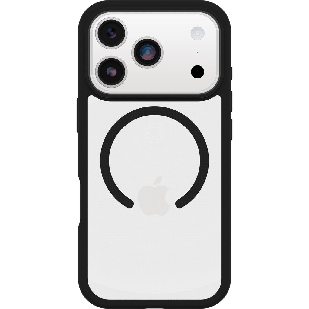OtterBox React MagSafe iPhone 17 Pro Max Case - Clear/Black, Drop Protection Otterbox