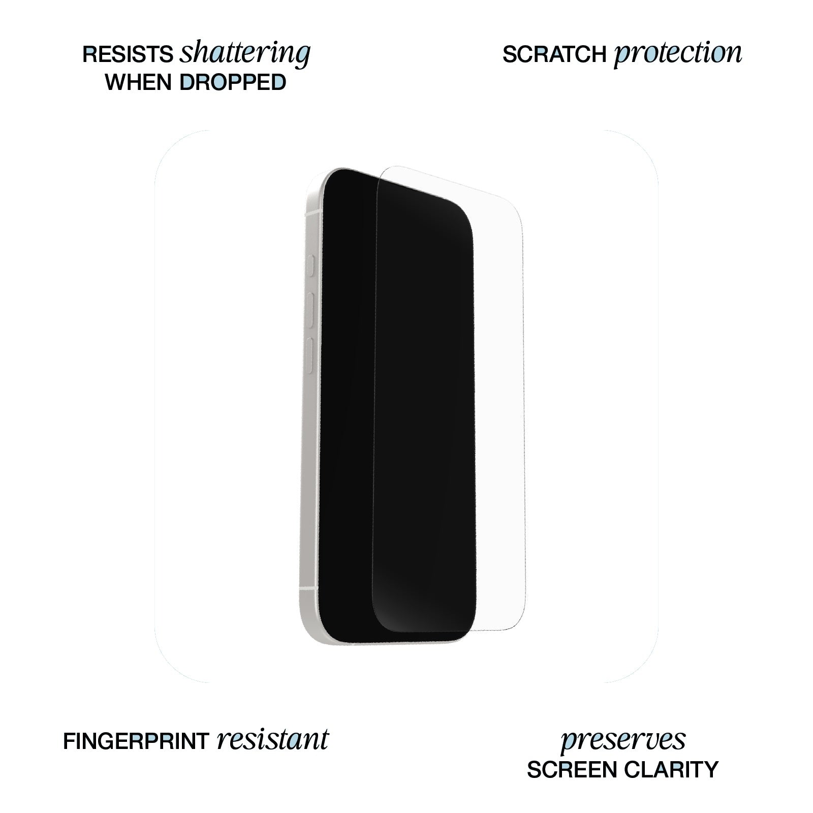 OtterBox iPhone 17 Pro (6.3) Glass Screen Protector | Clear, Drop Protection Otterbox