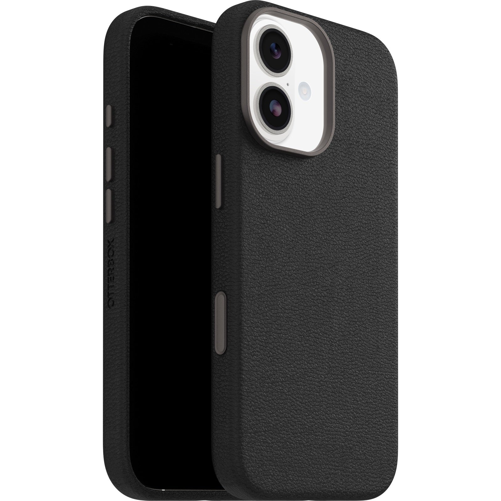 OtterBox Symmetry Cactus Leather MagSafe Case for iPhone 17 - Black Otterbox
