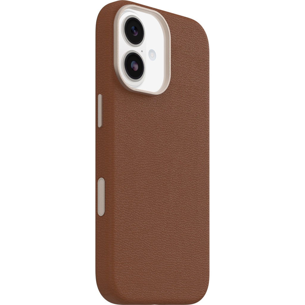 OtterBox Symmetry Cactus Leather MagSafe iPhone 17 Case - Desert Saddle Brown Otterbox