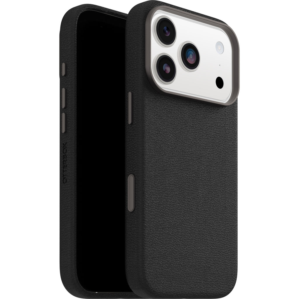 OtterBox Symmetry Cactus Leather MagSafe Case for iPhone 17 Pro Max - Black Otterbox
