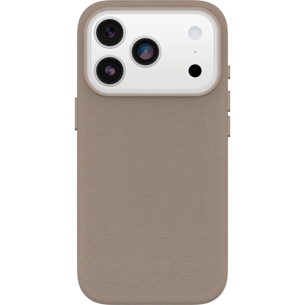OtterBox Symmetry Cactus Leather MagSafe iPhone 17 Pro Max Case Grey Otterbox