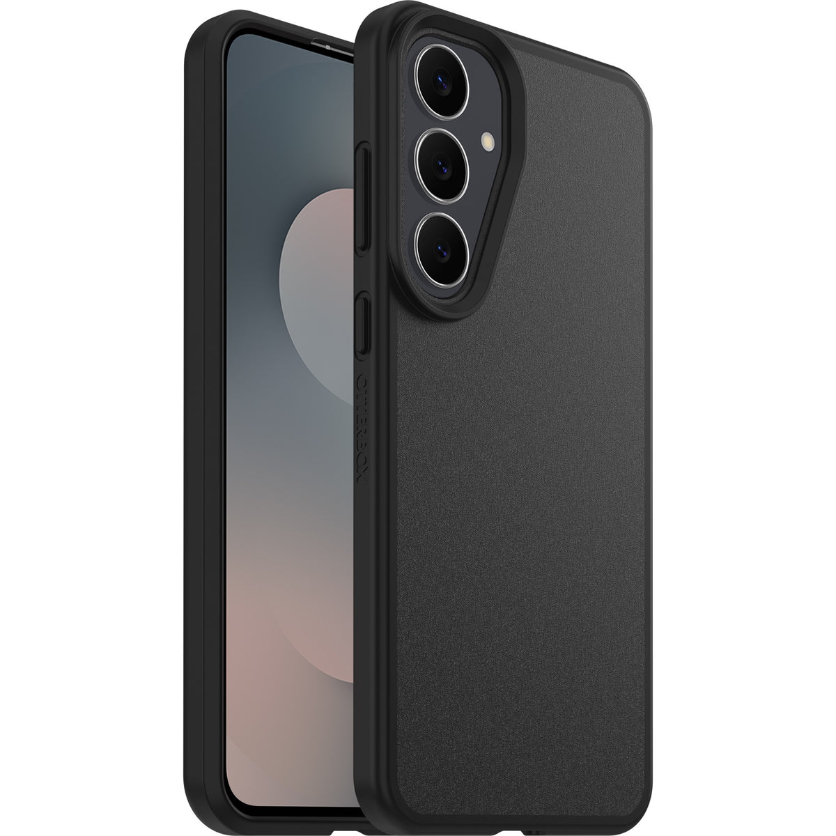OtterBox React Samsung S25 FE 5G Case - Black, Antimicrobial Protection