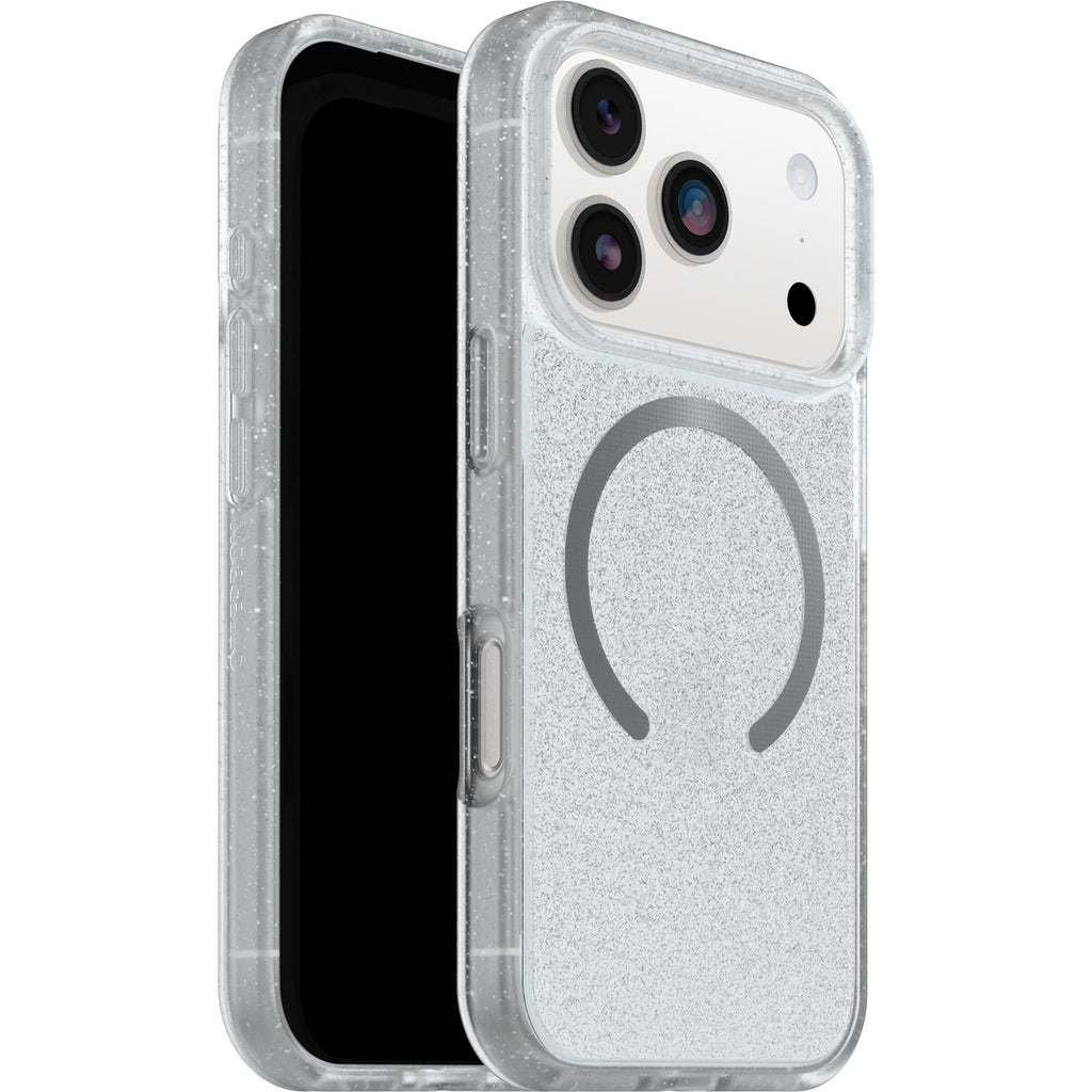 OtterBox React MagSafe iPhone 17 Pro Case - Stardust Clear Glitter Otterbox