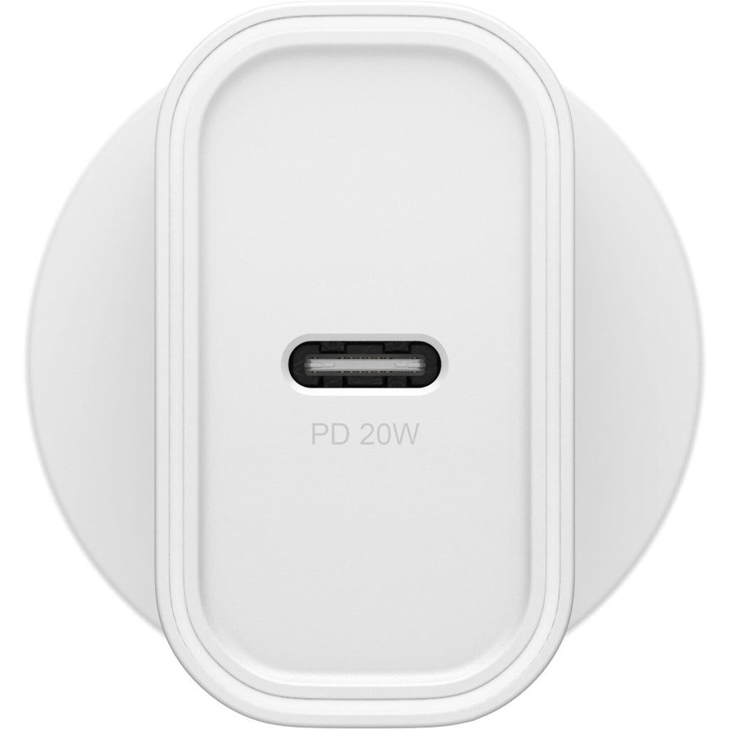 OtterBox 20W USB-C PD Fast Wall Charger - White | Best for Apple 