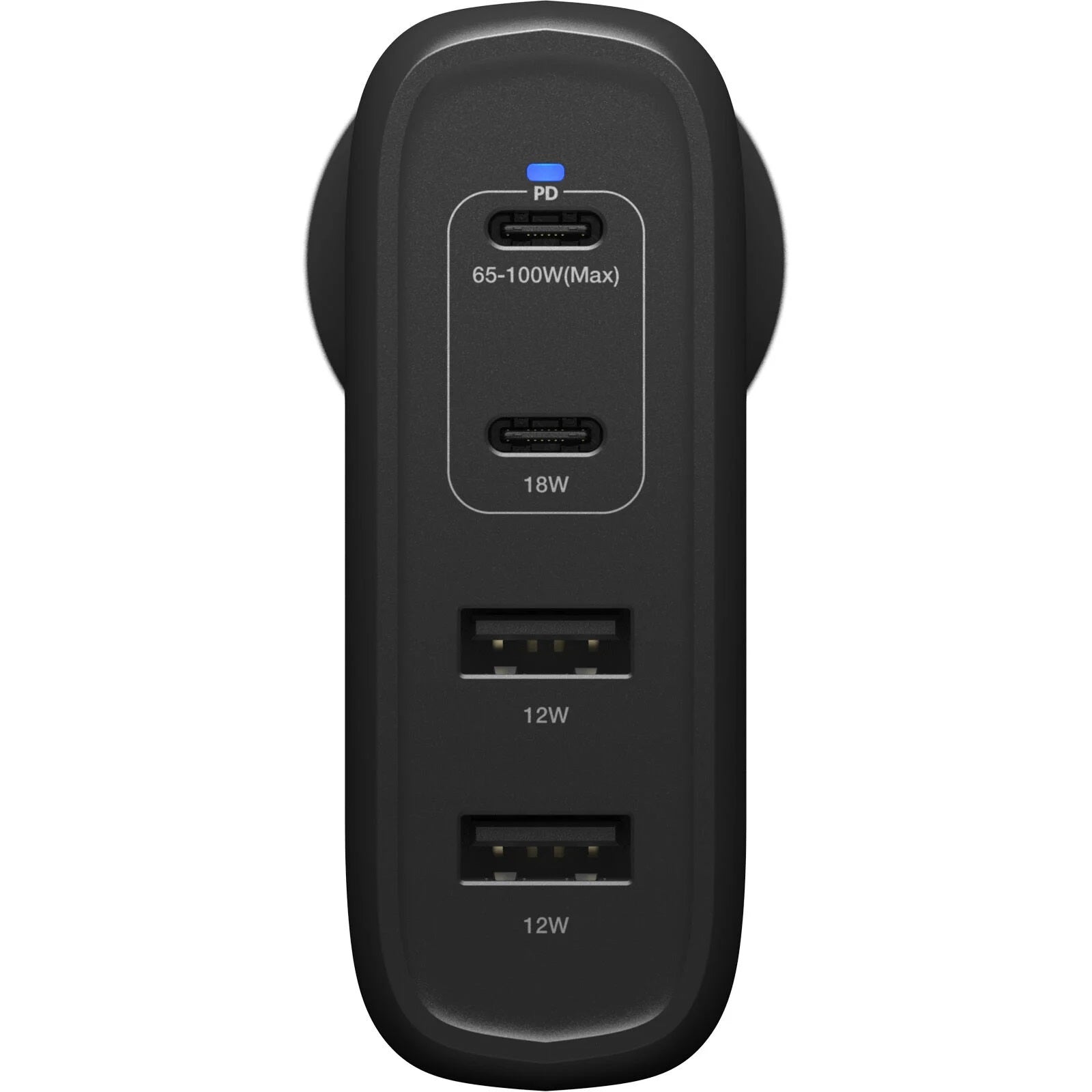 OtterBox 100W 4-Port USB-C GaN Fast Wall Charger - Black Otterbox