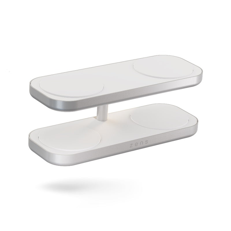 OtterBox Zens Quattro Pro 4 Qi2 Wireless Charger - White, 4 Devices Otterbox