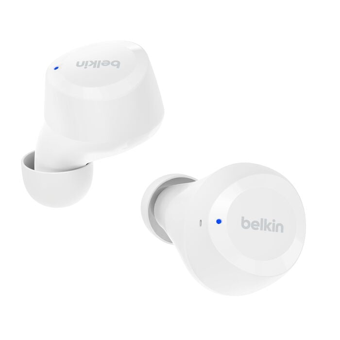 Belkin SoundForm Bolt 2 Wireless Earbuds - White | 28 Hrs Battery, Multipoint Belkin