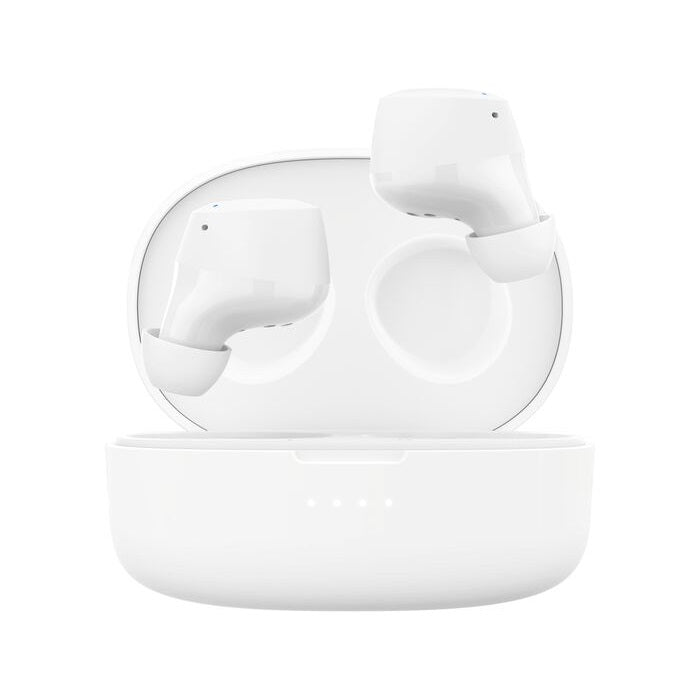 Belkin SoundForm Bolt 2 Wireless Earbuds - White | 28 Hrs Battery, Multipoint Belkin