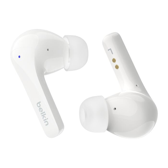 Belkin SoundForm Motion 2 True Wireless Earbuds White | 33H Battery, IPX5 Belkin