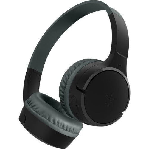 Belkin SoundForm Mini Kids Wireless On-Ear Headphones - Blue | Safe 85dB Volume 