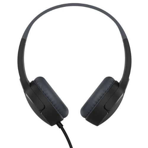 Belkin SoundForm Mini Kids Wired Headphones | Safe 85dB Volume | Black 