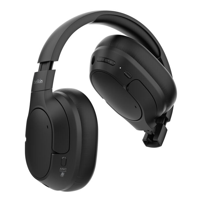 Belkin SoundForm Isolate Noise Cancelling Over-Ear Headphones - Black Belkin