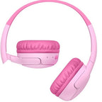 Belkin SoundForm Mini2 Pink Wireless On-Ear Headphones for Kids - Safe Volume & Mic 