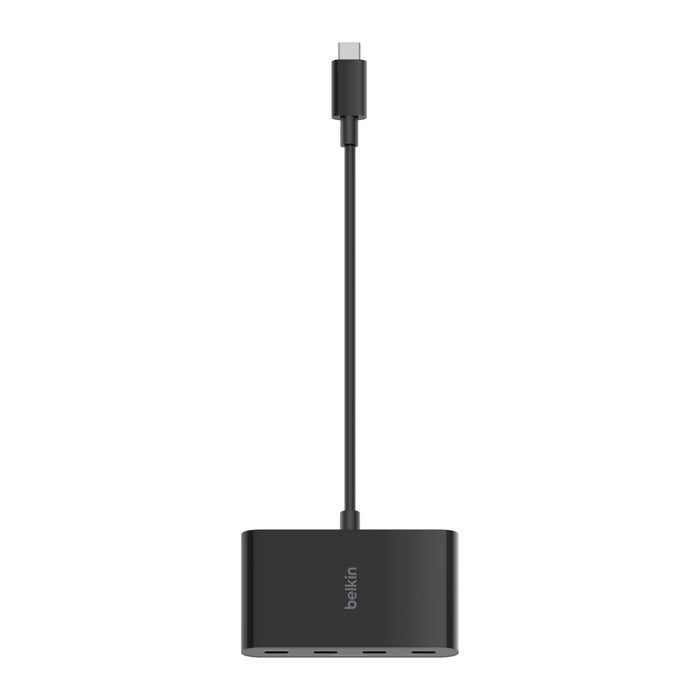 Belkin 4-Port USB-C Hub | 100W PD & 10Gbps Data Transfer - Black Belkin