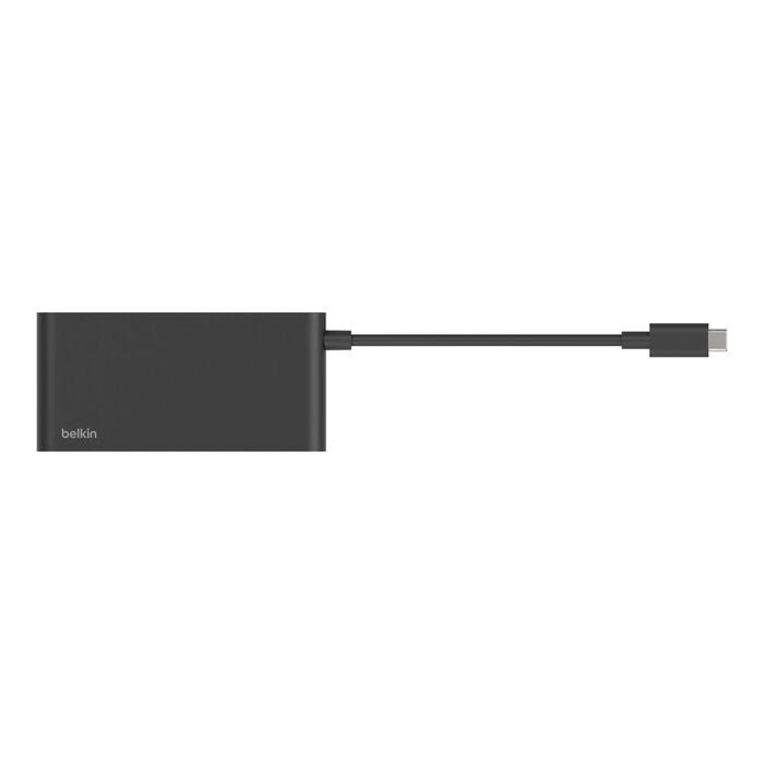 Belkin USB-C Multiport Hub - HDMI 4K 60Hz, 100W PD, 4x USB-C - Black Belkin