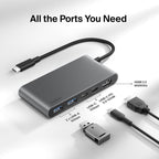 Belkin Connect 5-Port USB-C Hub: 4K HDMI, 100W PD & Dual USB-C Belkin