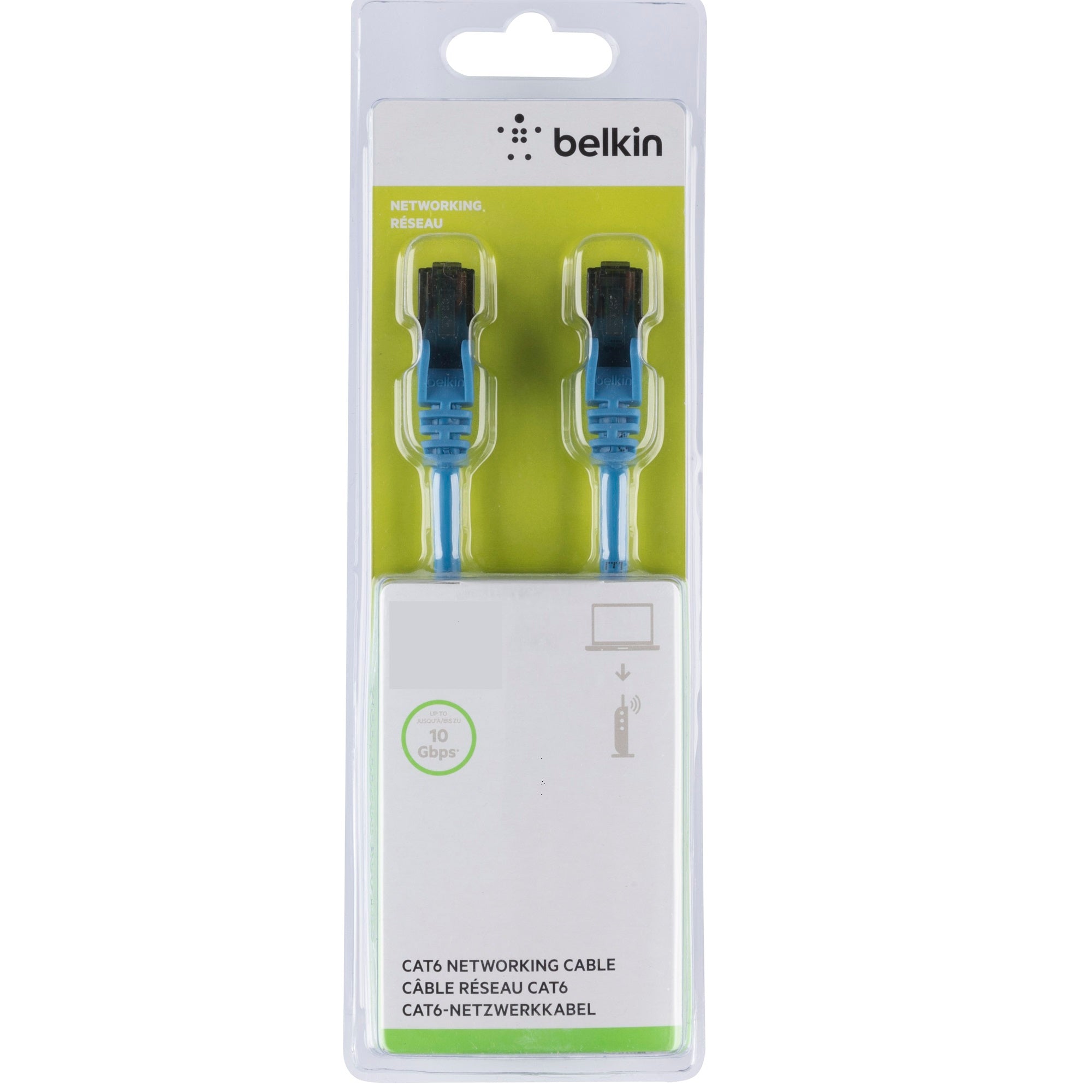 Belkin Cat6 Ethernet Cable 10M Blue - Snagless, High-Speed, 2-Year Warranty Belkin
